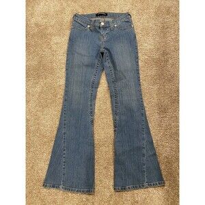 Victoria’s Secret London Jeans Flare Denim Women’s Sz 2 short Y2K Vintage NE
